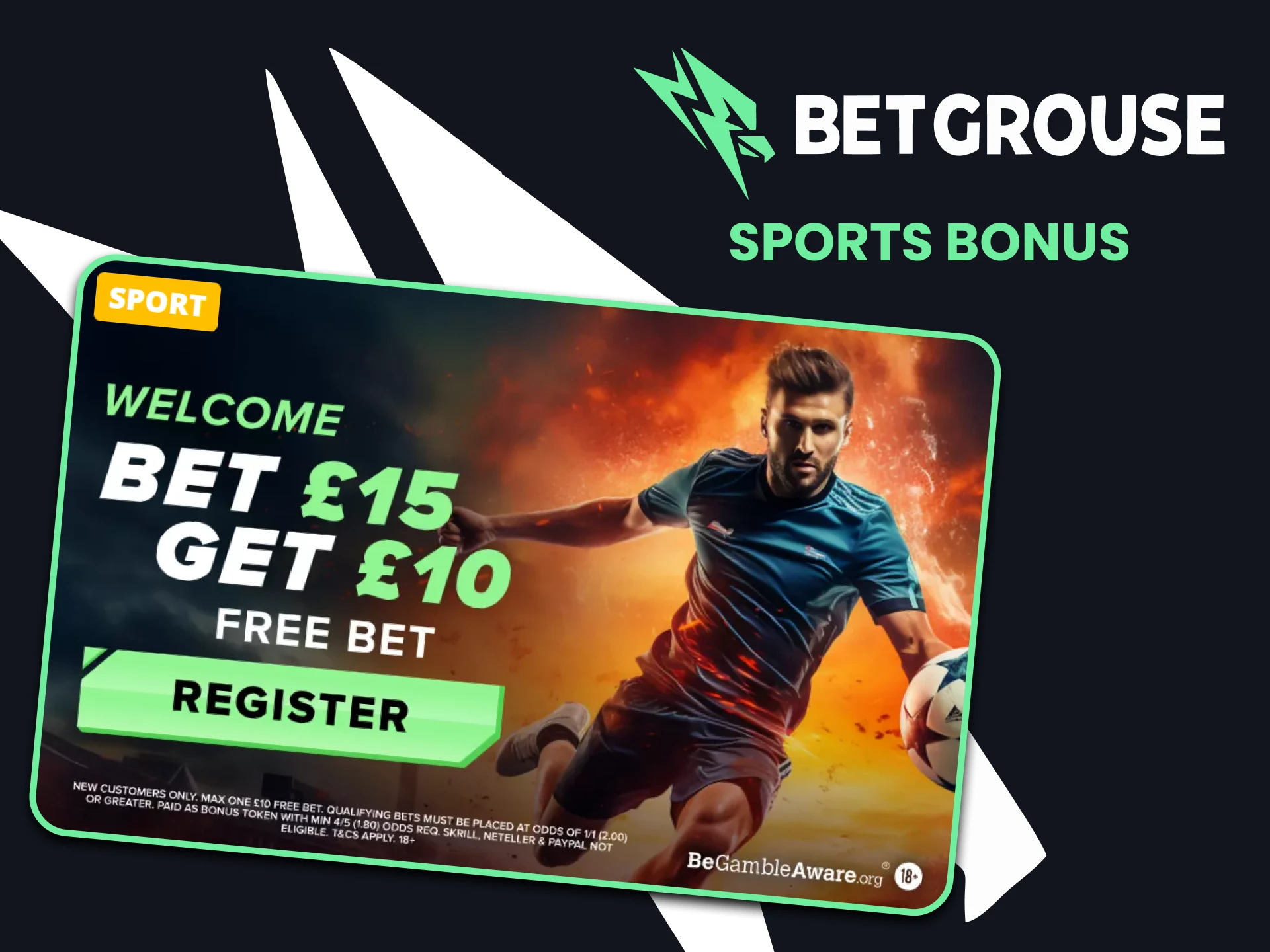 New players get Betgrouse sports bonus.