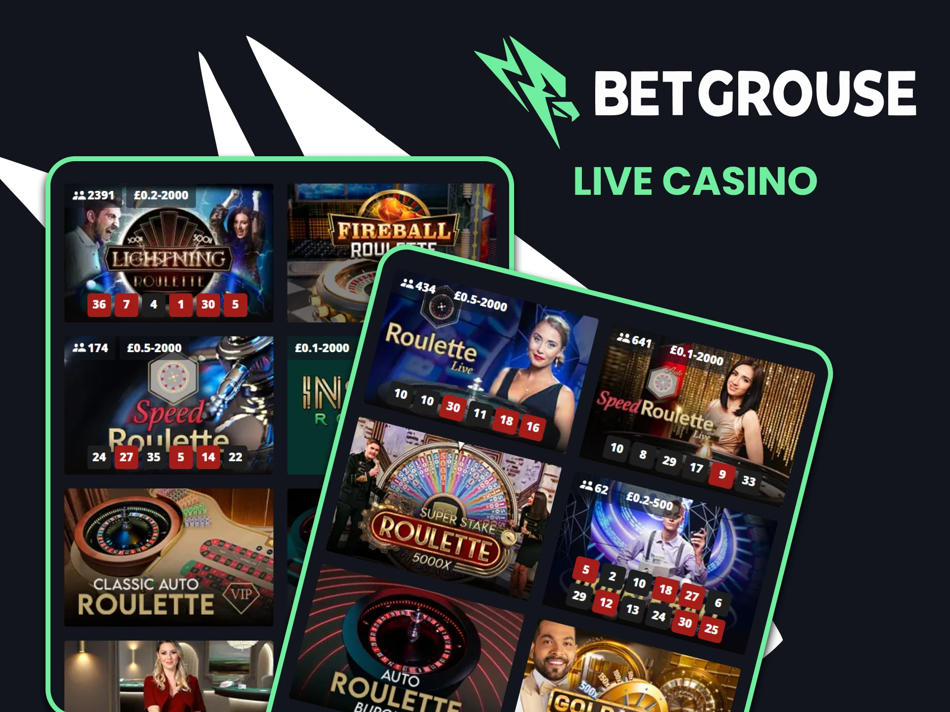 Live poker with real dealers at Betgrouse.
