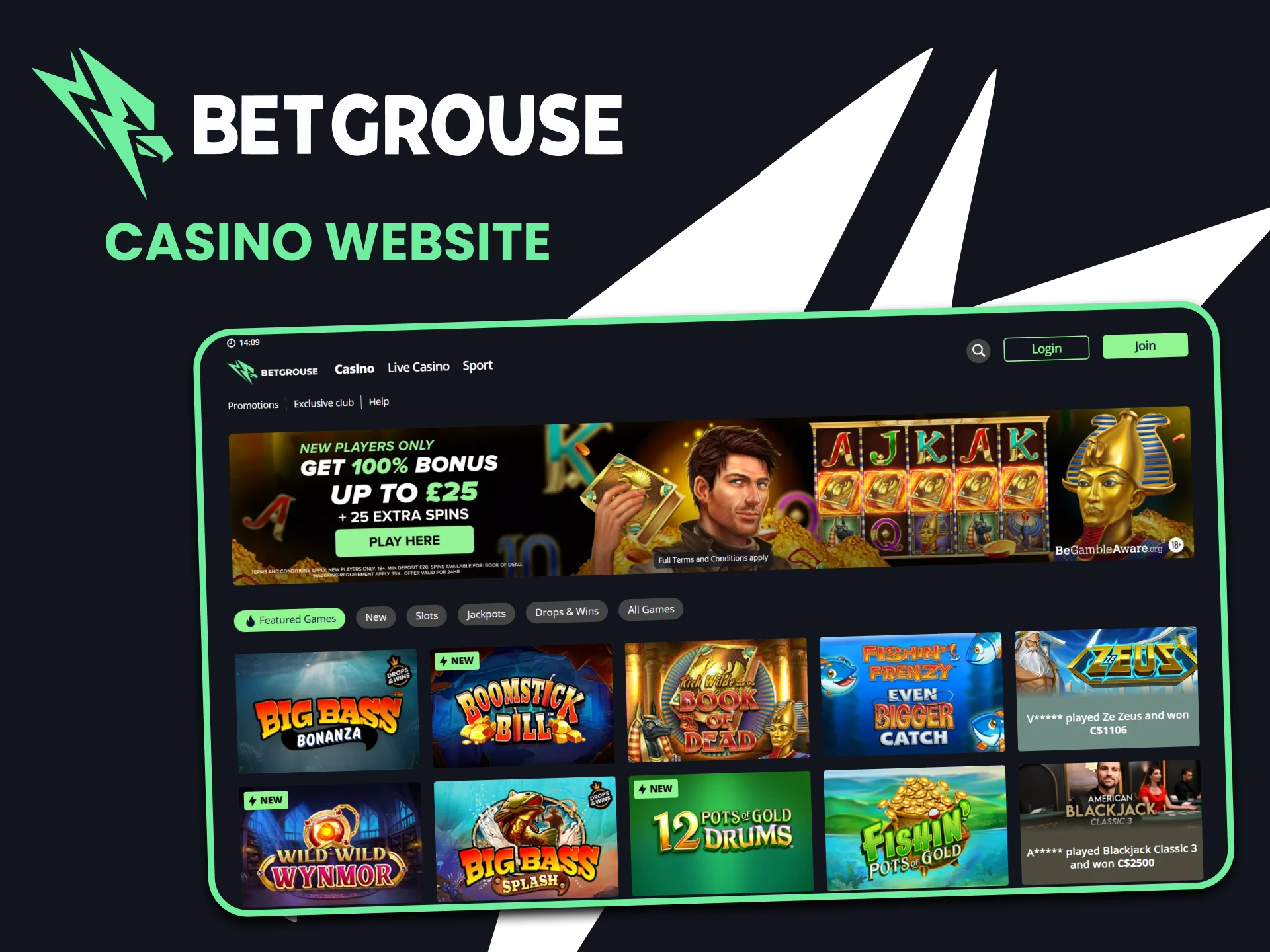 Enjoy Betgrouse Casino games on all devices.