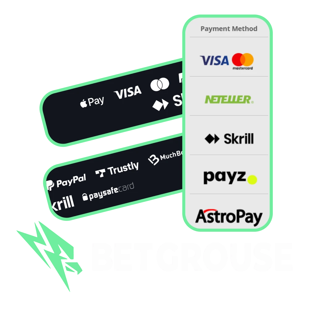 Secure deposits and instant withdrawals at Betgrouse Casino.